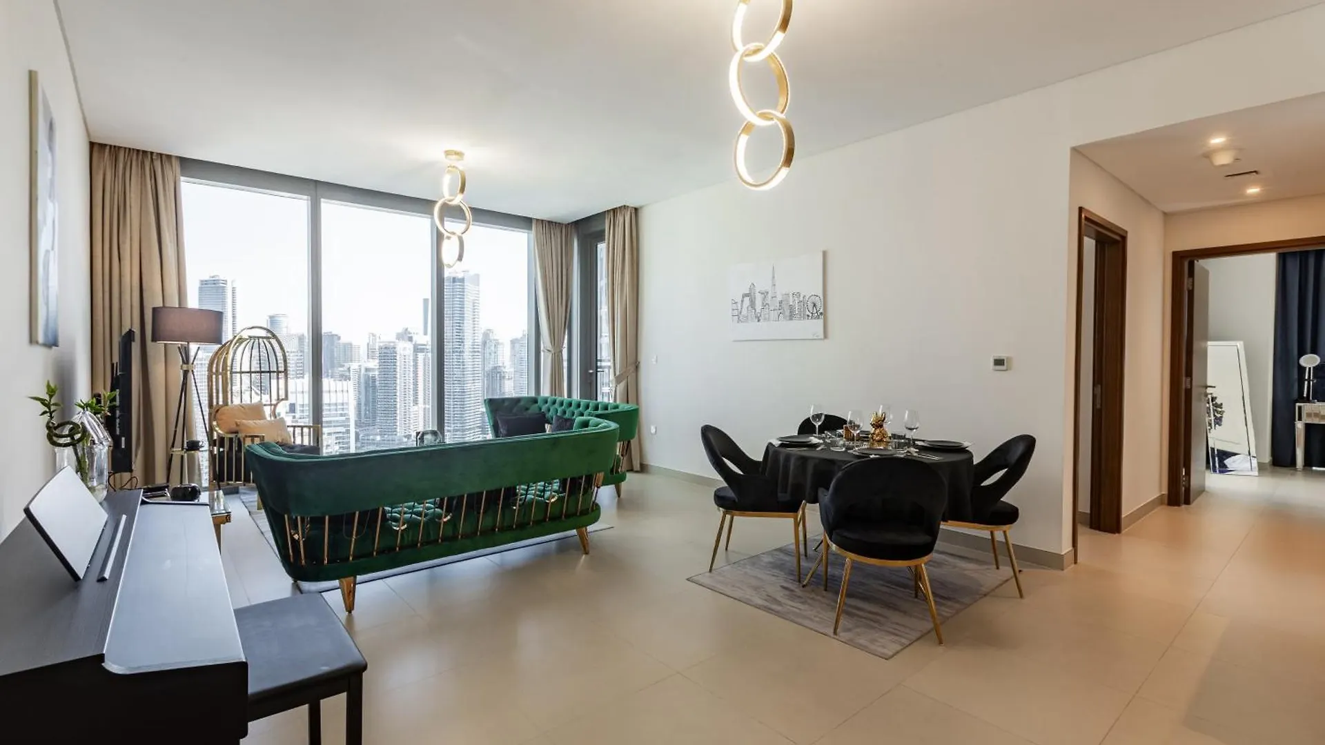 Elegantescapes - Large 2Br W Marina And Sea View Apartment Dubai