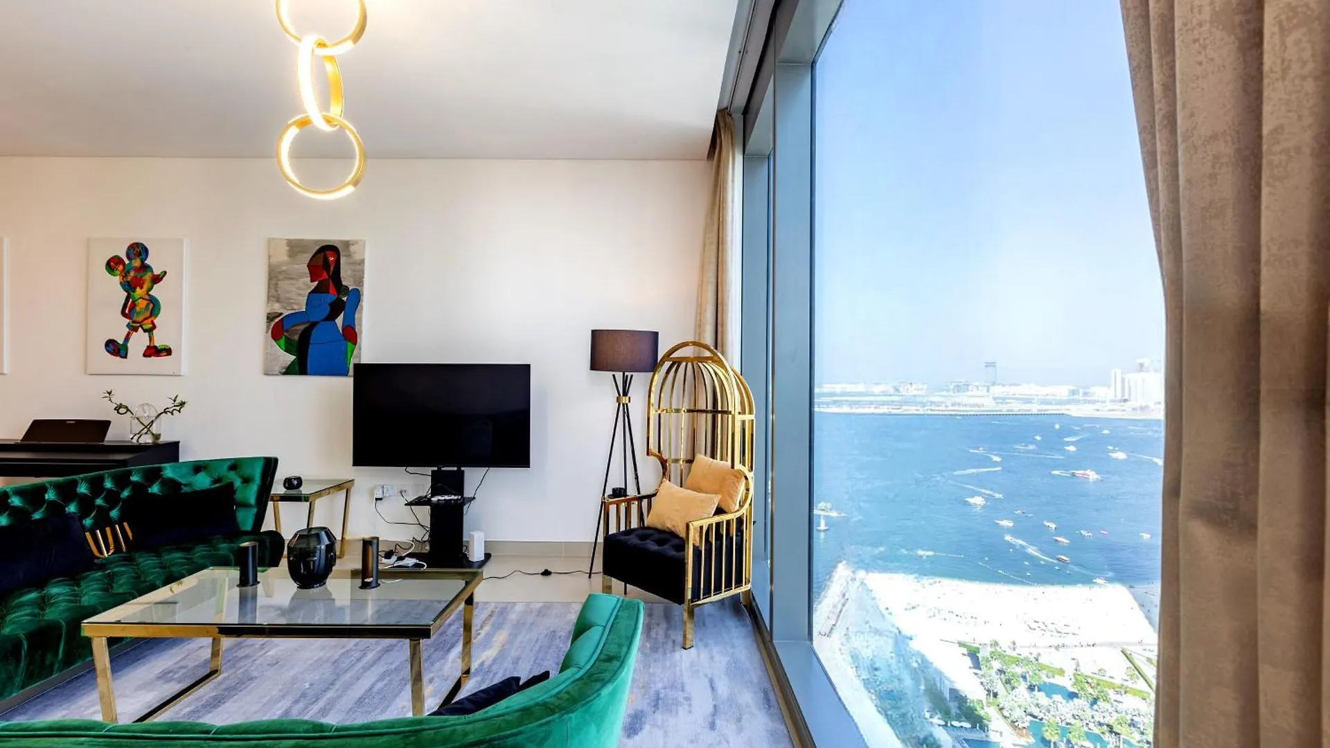 Elegantescapes - Large 2Br W Marina And Sea View Apartment Dubai